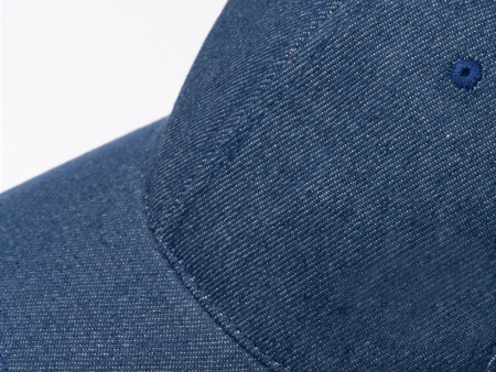 Бейсболка 6 панельная ISBUD из переработанной джинсовой ткани