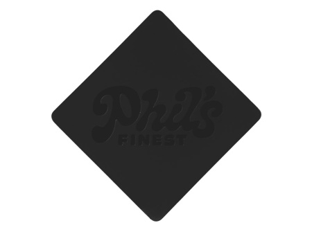 ПАТЧ РОМБ soft-touch (чёрный) 7,6 х 7,6 см