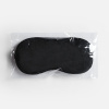 Двухстороняя маска для сна Veluto, черная