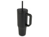 Brady термостакан с силиконовой трубочкой, 900 мл, сертифицированный согласно RCS- Черный