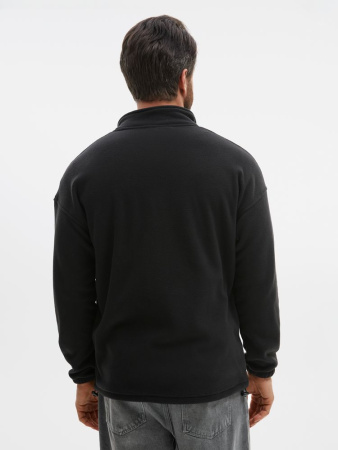 Куртка флисовая унисекс Nebo, черная, размер 3XL