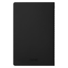 Блокнот Alpha slim, черный
