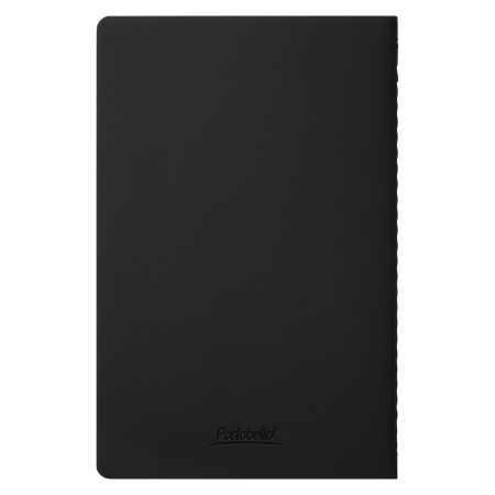 Блокнот Alpha slim, черный