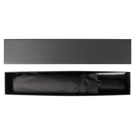 Зонт складной автоматический Forest Walker с фонариком, чёрный