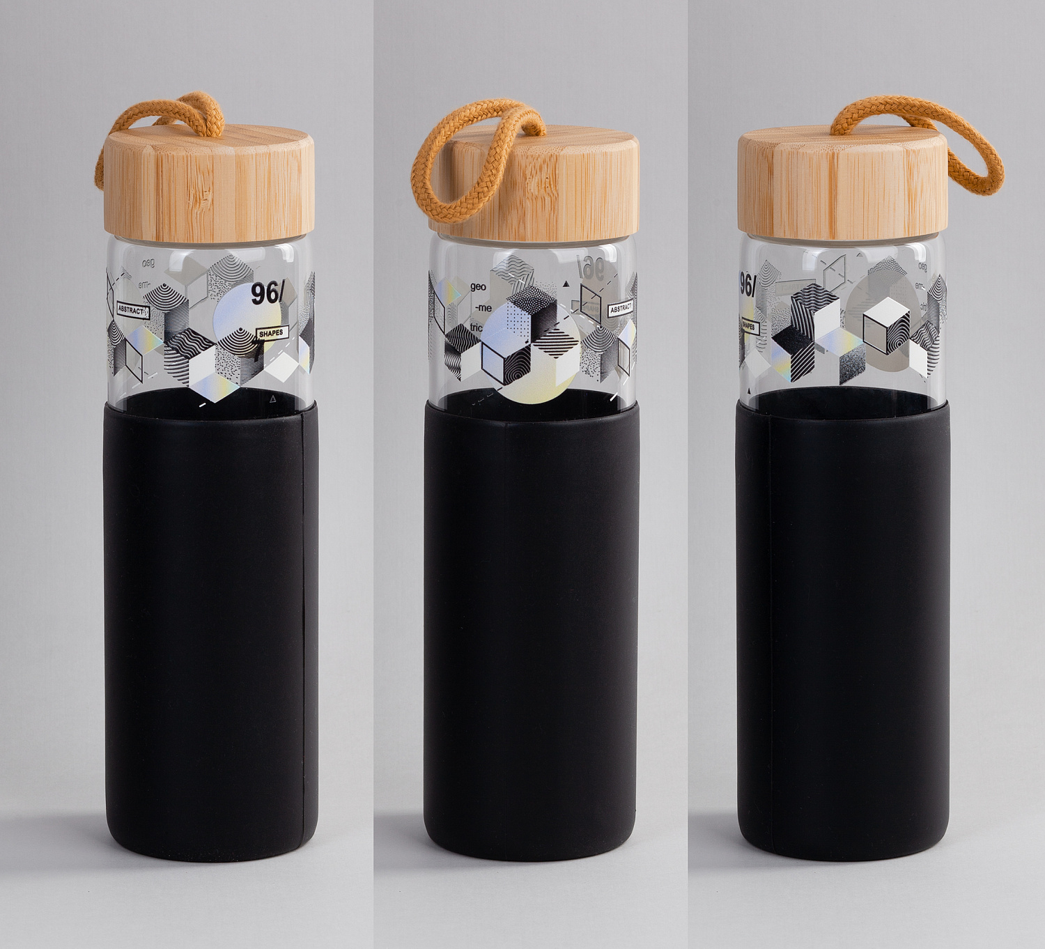 Бутылка для воды "Wellness" в силиконовом чехле