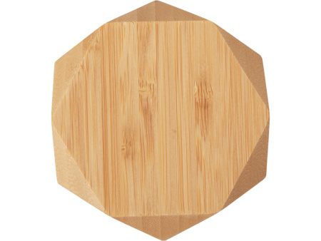 Беспроводное зарядное устройство Gex, 15 Вт, бамбук Беспроводное зарядное устройство Gex, 15 Вт, бамбук