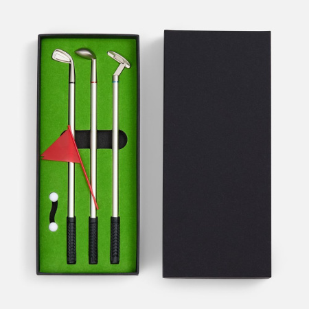 Настольный мини-гольф Golfink, черный с зеленым яблоком