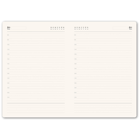 Ежедневник недатированный портфолио Mark, формат А5,  в линейку