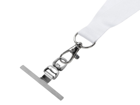 Ланъярд 2 см под сублимацию с карабином и металлическим держателем для телефона