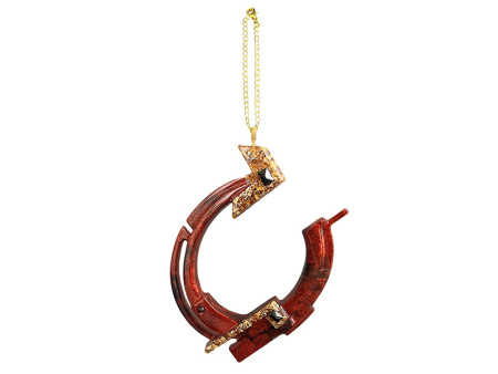 Елочные игрушки (Лошадь+Подкова).Символы года Гранат