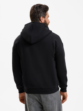 Толстовка унисекс оверсайз Sartoro, черная, размер 3XL/4XL