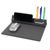 Коврик для мышки с беспроводной зарядкой Rolter, серый