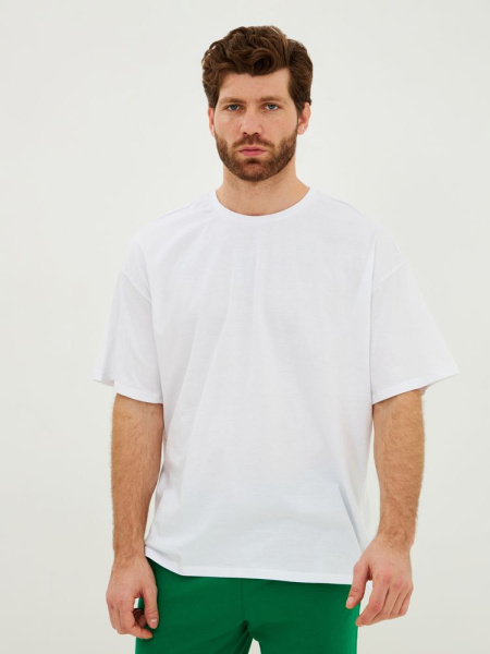 Футболка Oversize Premium, белая, размер S
