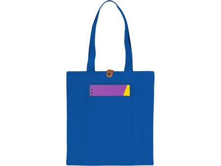 Cумка Clip из хлопка 340 г/м2 с застежкой из экокожи