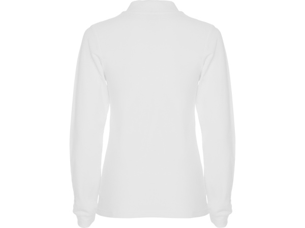 Рубашка поло Estrella женская с длинным рукавом, белый