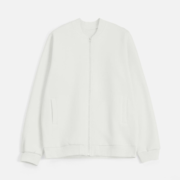 Бомбер унисекс Estado, молочно-белый, размер S