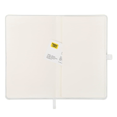 Ежедневник недатированный HAMILTON, A5, белый, кремовый блок