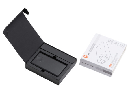 Внешний беспроводной аккумулятор 2-в-1 с функцией зарядки Apple Watch, QC/PD AtomIQ, 10000 мАч, черный