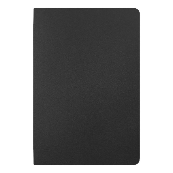 Ежедневник Flexy Velours de Soie Color А5, чернo-черный, недатированный, в гибкой обложке
