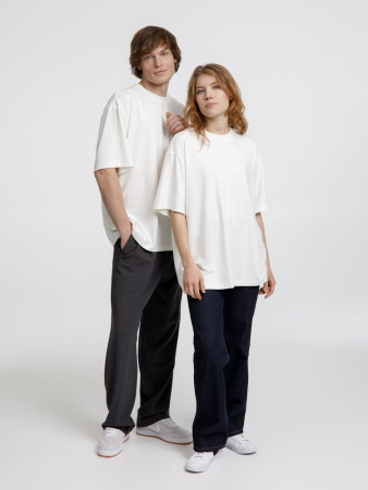 Футболка оверсайз унисекс Lavinia, белая, размер XS/S