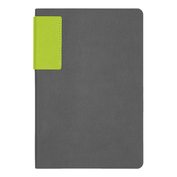 Ежедневник Flexy Star Sivilia Grey Edition Color А5 серо-салатовый, недатированный в гибкой обложке