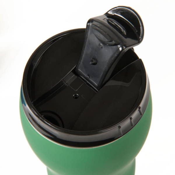 Набор подарочный SILKYWAY: термокружка, блокнот, ручка, коробка, стружка зеленый