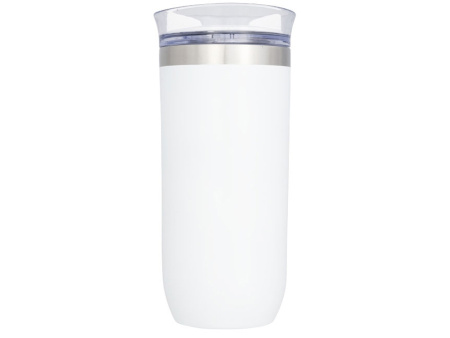 Вакуумная герметичная термокружка Twist, белый