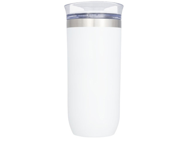 Вакуумная герметичная термокружка Twist, белый