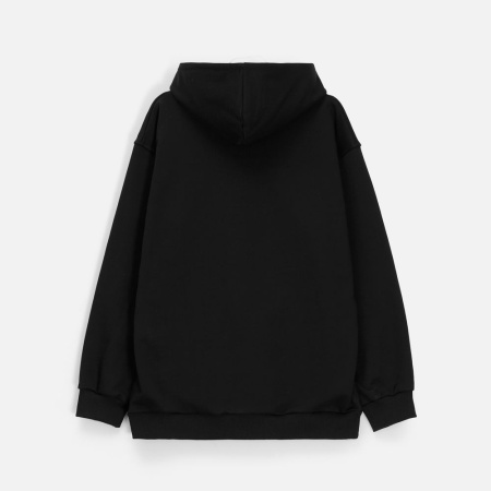 Худи унисекс оверсайз Songo, черное, размер 3XL/4XL
