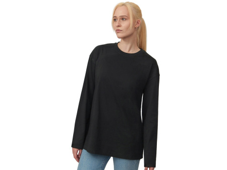 Лонгслив оверсайз Berlin унисекс, черный