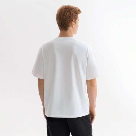 Футболка унисекс RUST, 100% хлопок, 240 гр., белая (теплый тон)