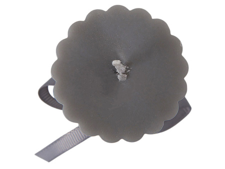 Набор свечей с гранями Vela, темно-серый, белый