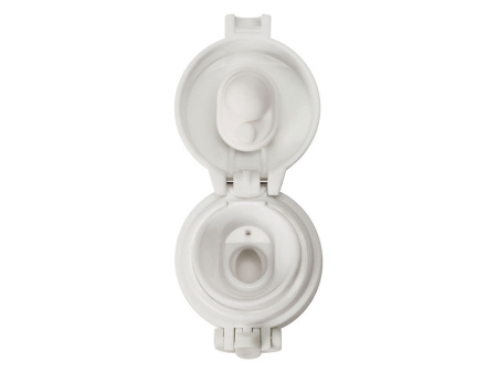 Вакуумная герметичная термокружка Inter, белый, нерж. сталь