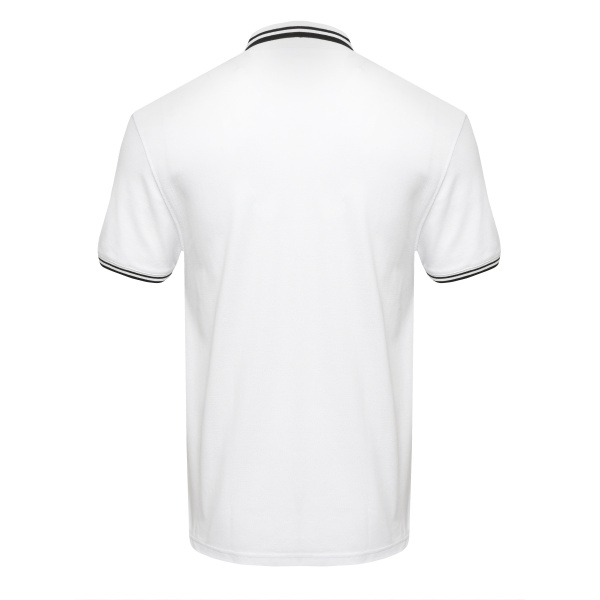 New Gen Рубашка поло мужская белая комбинированная S