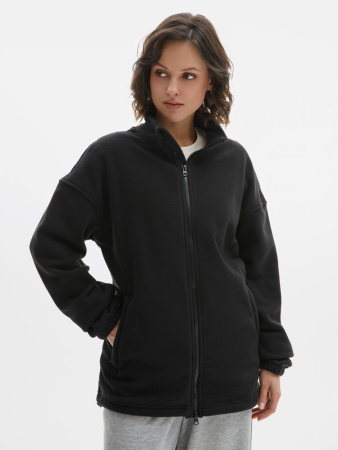 Куртка флисовая унисекс Nebo, черная, размер 3XL