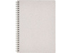 Блокнот Bianco формата A5 на гребне, белый