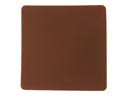 ПАТЧ КВАДРАТ soft-touch (коричневый ) 5,5 х 5,5 см