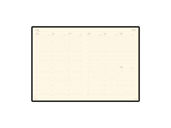 Еженедельник недатированный А4 Profy