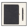 Набор подарочный Solution Superior Duo (ежедневник, ручка), чёрный