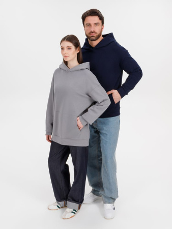 Худи оверсайз унисекс Outshine, серое, размер XL/2XL Худи оверсайз унисекс Outshine, серое, размер XL/2XL