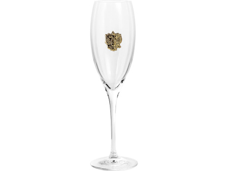 Набор бокалов для шампанского За Россию Chinelli в деревянной коробке