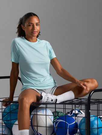 Футболка спортивная женская Vortex Women, черная, размер XXL