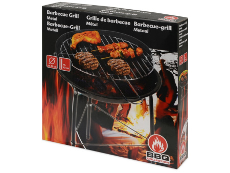 Угольный гриль на ножках Picnic, черный