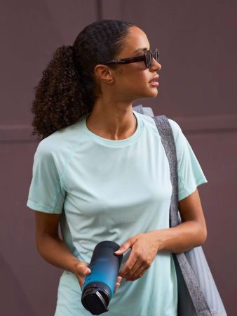 Футболка спортивная женская Vortex Women, черная, размер XXL