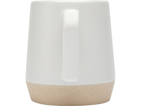 Dolce керамическая кружка объемом 300 мл с матовой отделкой, белый