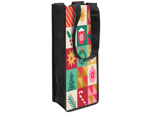 Чехол для бутылки из нетканого материала PET с возможностью полноцветной печати