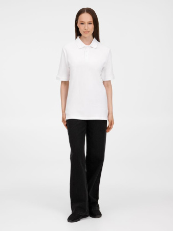 Рубашка поло унисекс Upswing, белая, размер S