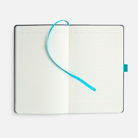 Ежедневник Lungo, недатированный, бирюзовый