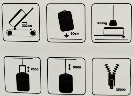 Чемодан складной Rollink Vega II 55x40x20 см, 2 колеса, черный