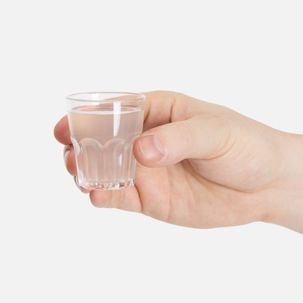 Стопка пластиковая «Граненая»